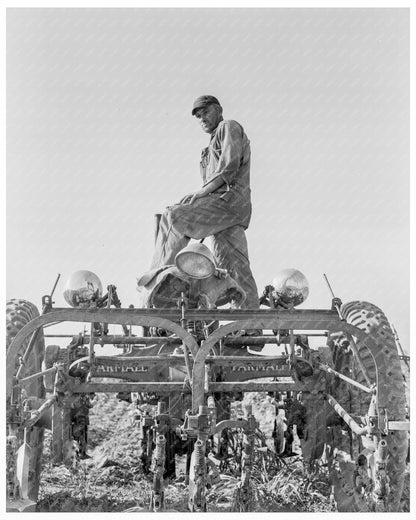 Tractor at Lake Dick Project Jefferson County Arkansas June 1938 FSA Collection - Available at KNOWOL