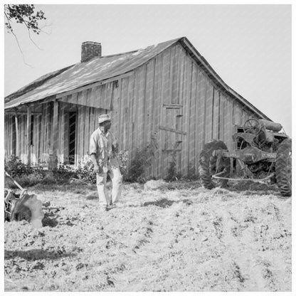 Tractor Driver on Aldridge Plantation Summer 1937 - Available at KNOWOL