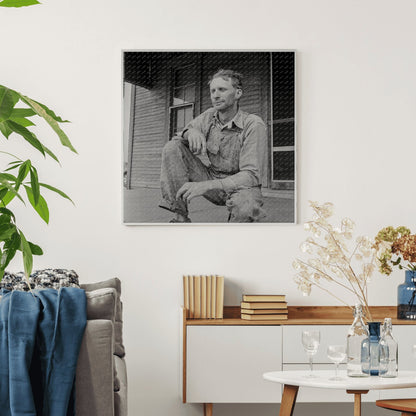 Tractor Driver on Cotton Farm Hall County Texas 1937 - Available at KNOWOL