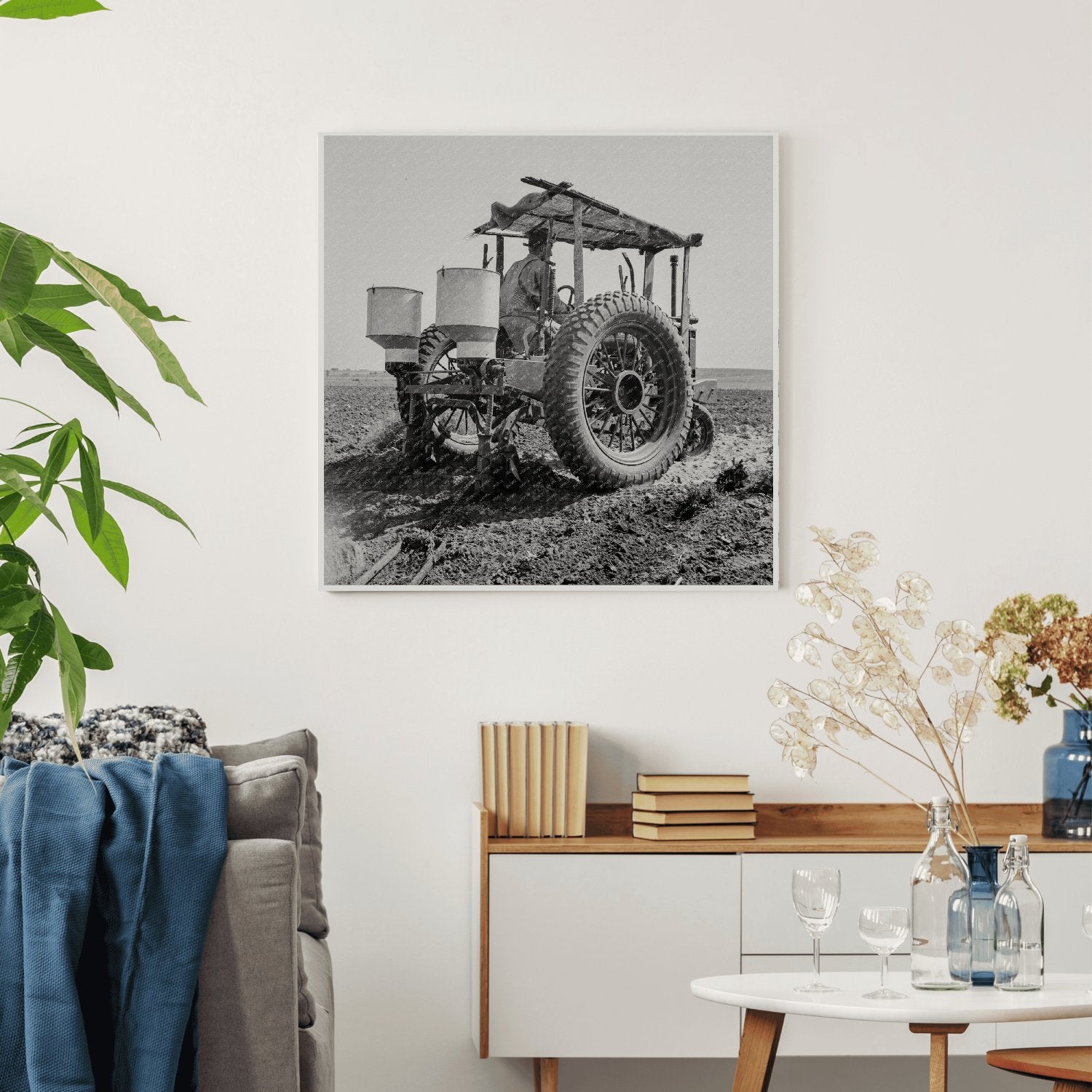 Tractor Operator in Navarro Texas June 1937 Photo - Available at KNOWOL