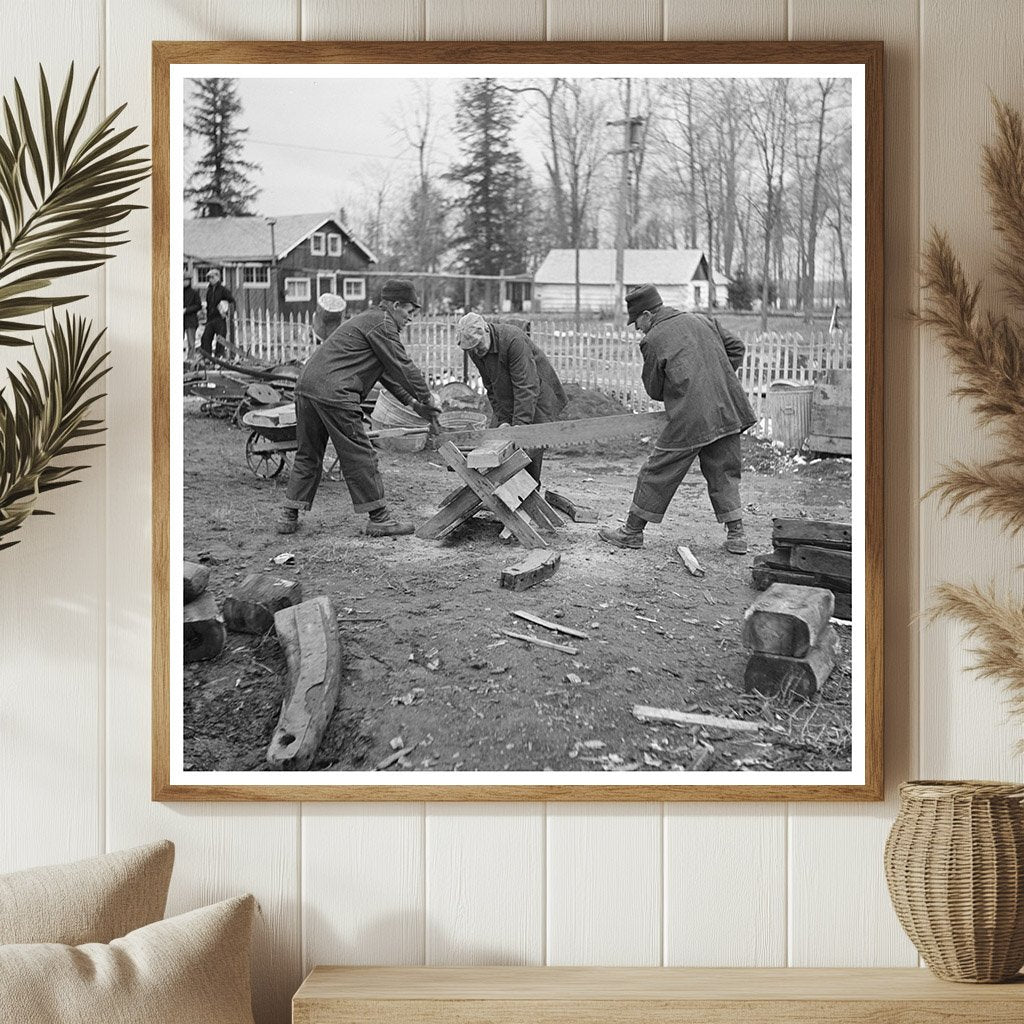 Transient Camp Life in Iron County Michigan 1937 - Available at KNOWOL