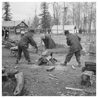 Transient Camp Life in Iron County Michigan 1937 - Available at KNOWOL