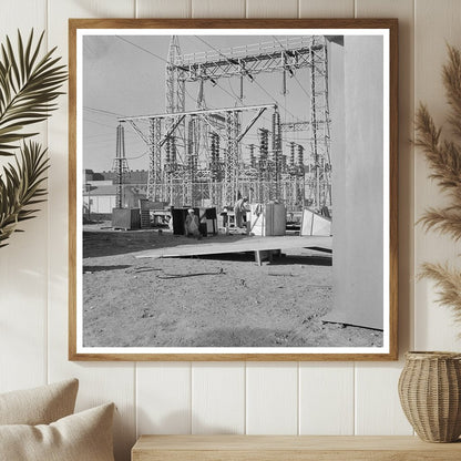 Transmission Towers and Transformers in Las Vegas 1944 - Available at KNOWOL