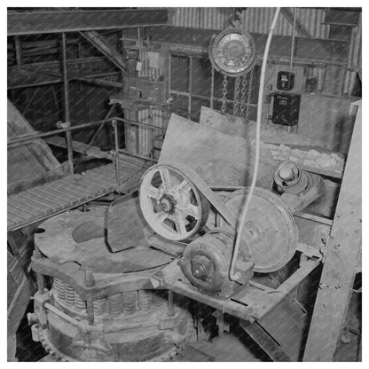 Tungsten Ore Crushing at Boriana Mine Arizona 1943 - Available at KNOWOL