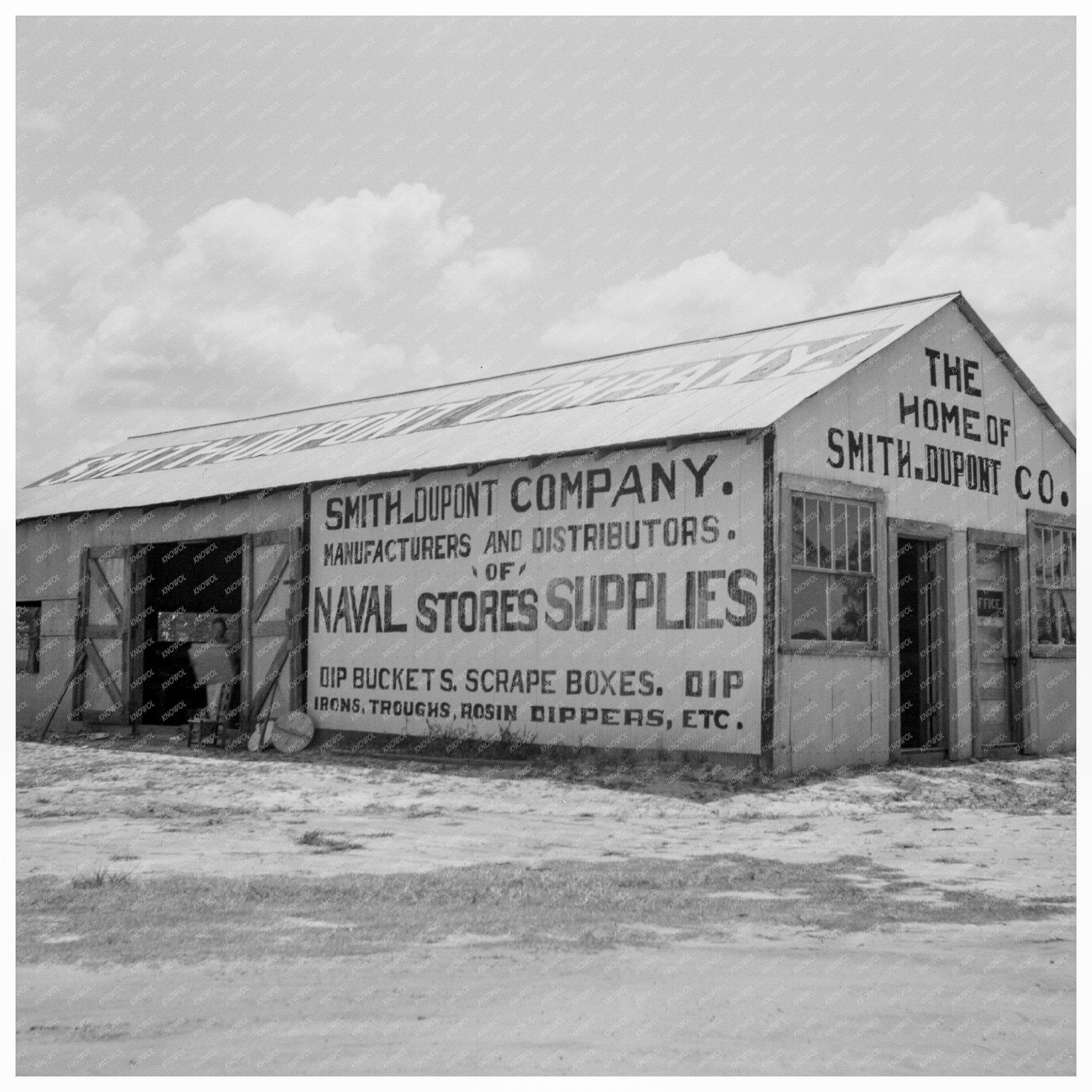 Turpentine Processing Plant Valdosta Georgia 1937 - Available at KNOWOL