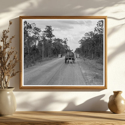 Turpentine Wagon Georgia July 1937 Vintage Photo - Available at KNOWOL