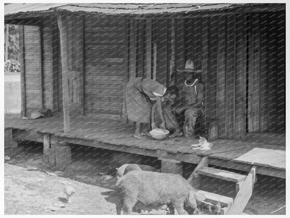 Turpentine Workers Home in Georgia 1937 - Available at KNOWOL