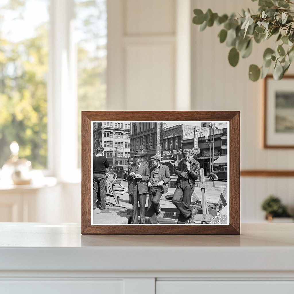 Unemployed Young Men at Salvation Army San Francisco 1939 - Available at KNOWOL