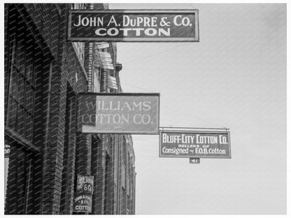 Union Avenue Memphis Tennessee June 1937 Vintage Photo - Available at KNOWOL