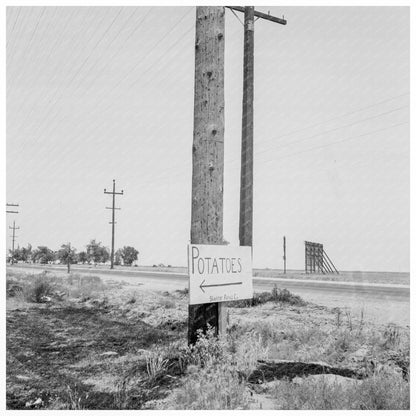 U.S. Highway 99 Sign Shafter California 1937 - Available at KNOWOL