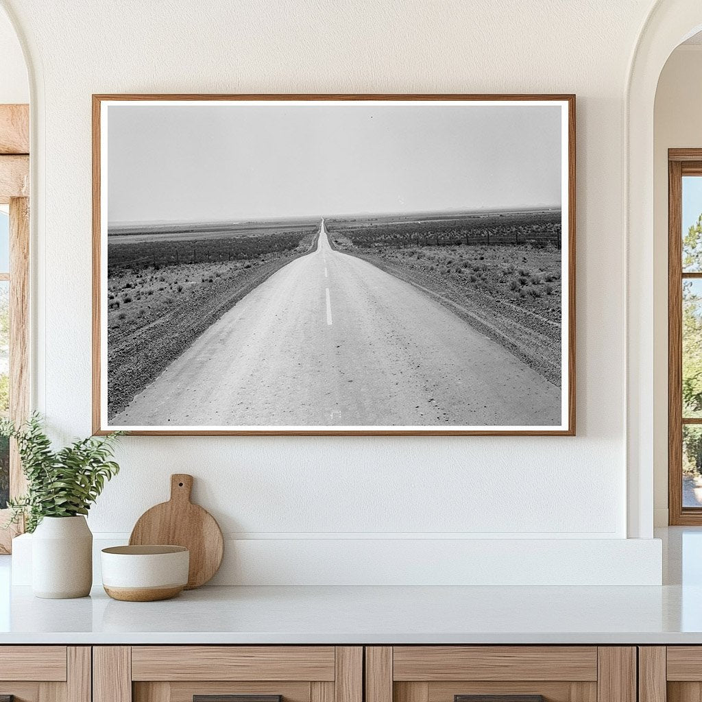 U.S. Highway No. 54 Migration Scene Texas 1938 - Available at KNOWOL