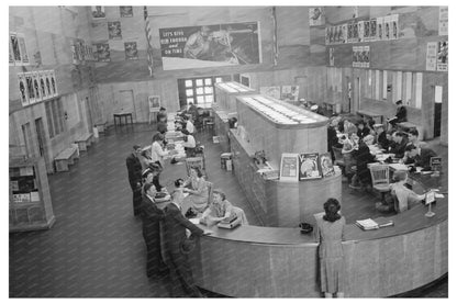 U.S. Information Building Interior 1943 Washington D.C. - Available at KNOWOL