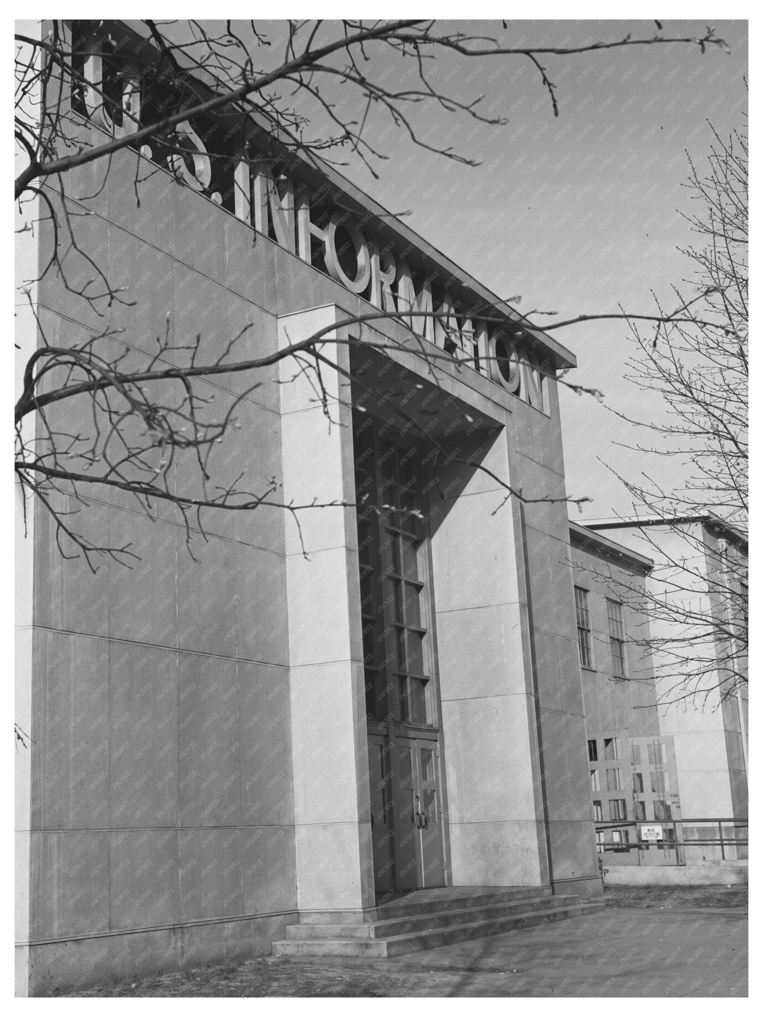 U.S. Information Building Washington D.C. 1943 Image - Available at KNOWOL