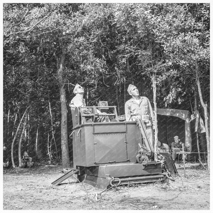 U.S. Marine Corps Glider Detachment Training Camp May 1942 Barrage Balloon Winch - Available at KNOWOL