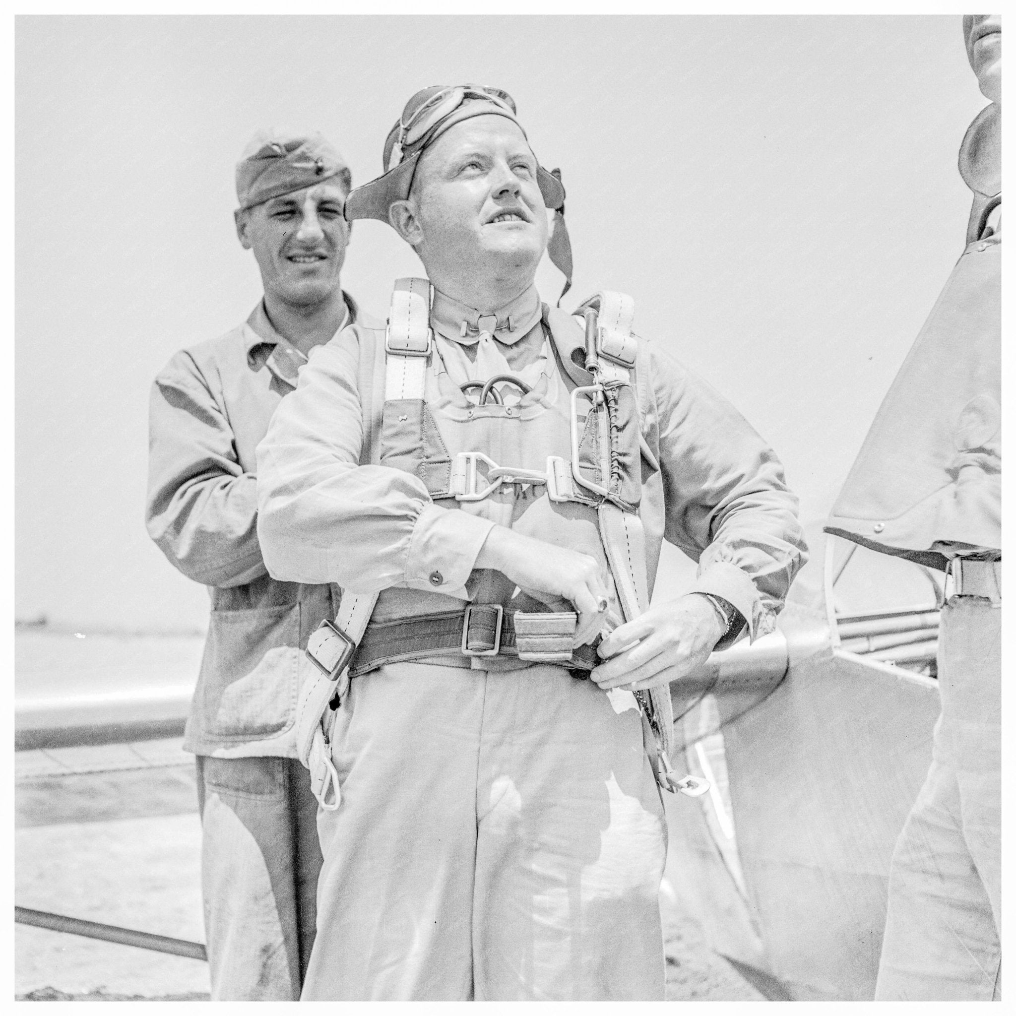 U.S. Marine Corps Trainee at Parris Island Glider Training Camp May 1942 - Available at KNOWOL