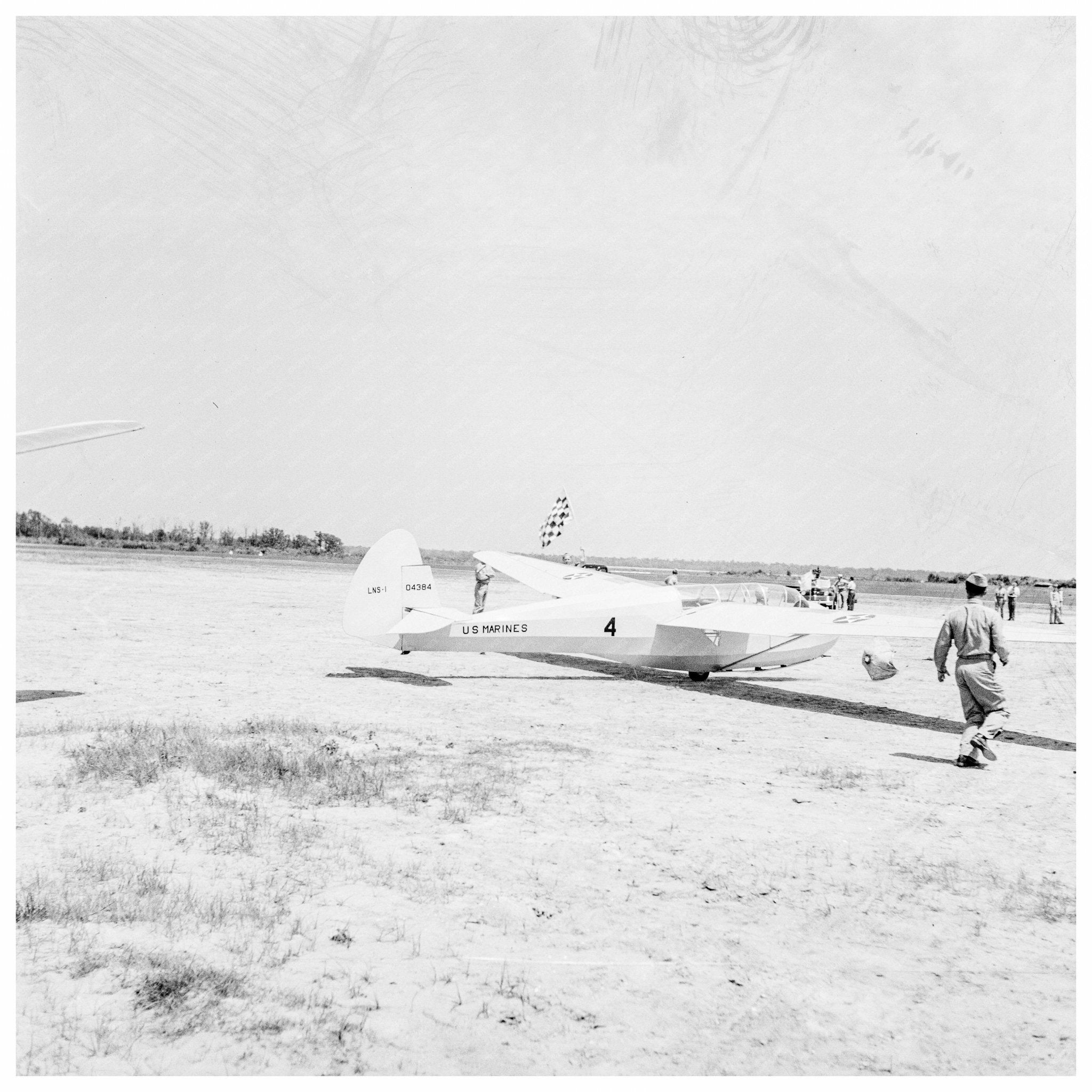 U.S. Marine Corps Trainees at Glider Detachment Camp Parris Island May 1942 - Available at KNOWOL