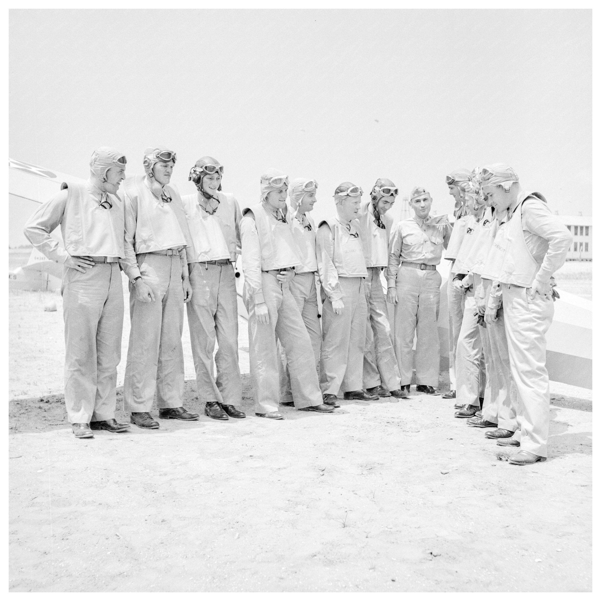 U.S. Marine Corps Trainees at Glider Detachment Training Camp May 1942 - Available at KNOWOL