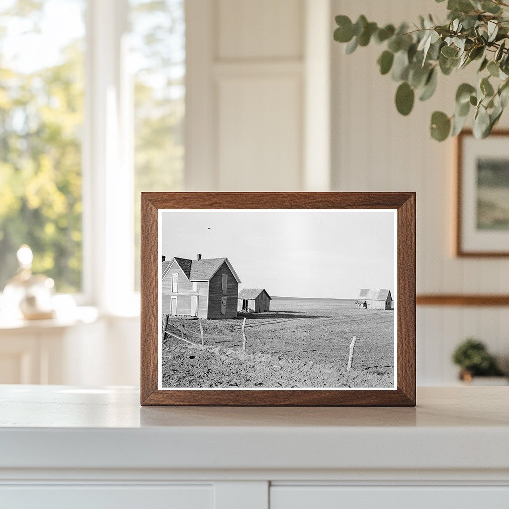 Vacant Farmhouse in Olustee Oklahoma June 1938 - Available at KNOWOL