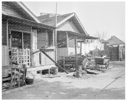 Vintage 1936 Housing in Mexican Quarter Los Angeles - Available at KNOWOL