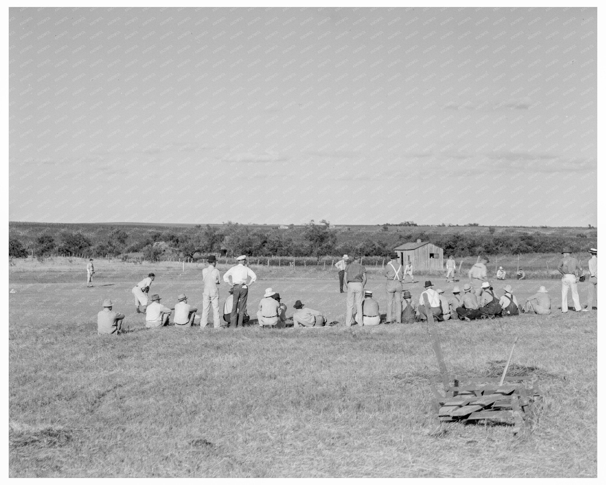 Vintage 1937 Baseball Game Rice vs Perry Texas - Available at KNOWOL