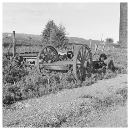 Vintage 1937 Lumber Wagon in Tower Minnesota - Available at KNOWOL