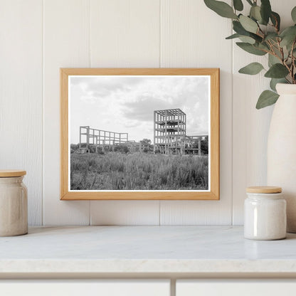 Vintage 1937 Photo of Abandoned Alcohol Plant in Louisiana - Available at KNOWOL