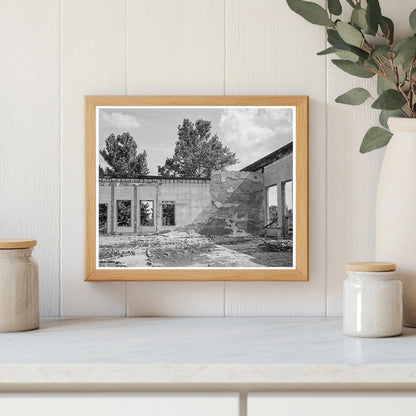 Vintage 1937 Photo of Abandoned Bank in Fullerton Louisiana - Available at KNOWOL