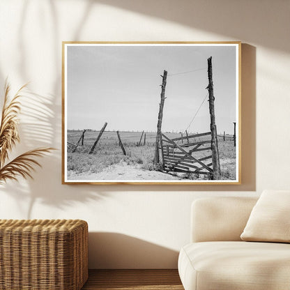 Vintage 1937 Photo of Abandoned Land in Oklahoma - Available at KNOWOL