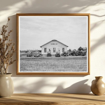 Vintage 1937 Photo of Texas Congregation at Sunday Service - Available at KNOWOL