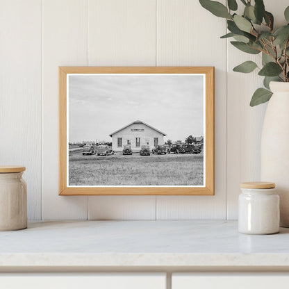 Vintage 1937 Photo of Texas Congregation at Sunday Service - Available at KNOWOL