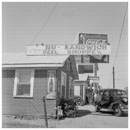 Vintage 1937 Roadside Stand and Filling Station Texas - Available at KNOWOL