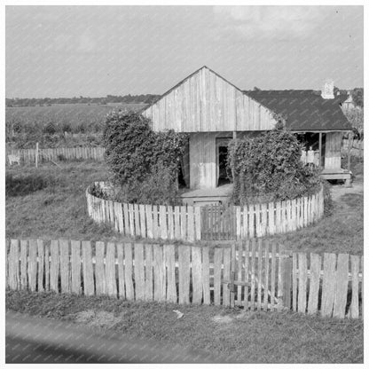Vintage 1937 Sugarcane Worker Cabin in Louisiana - Available at KNOWOL