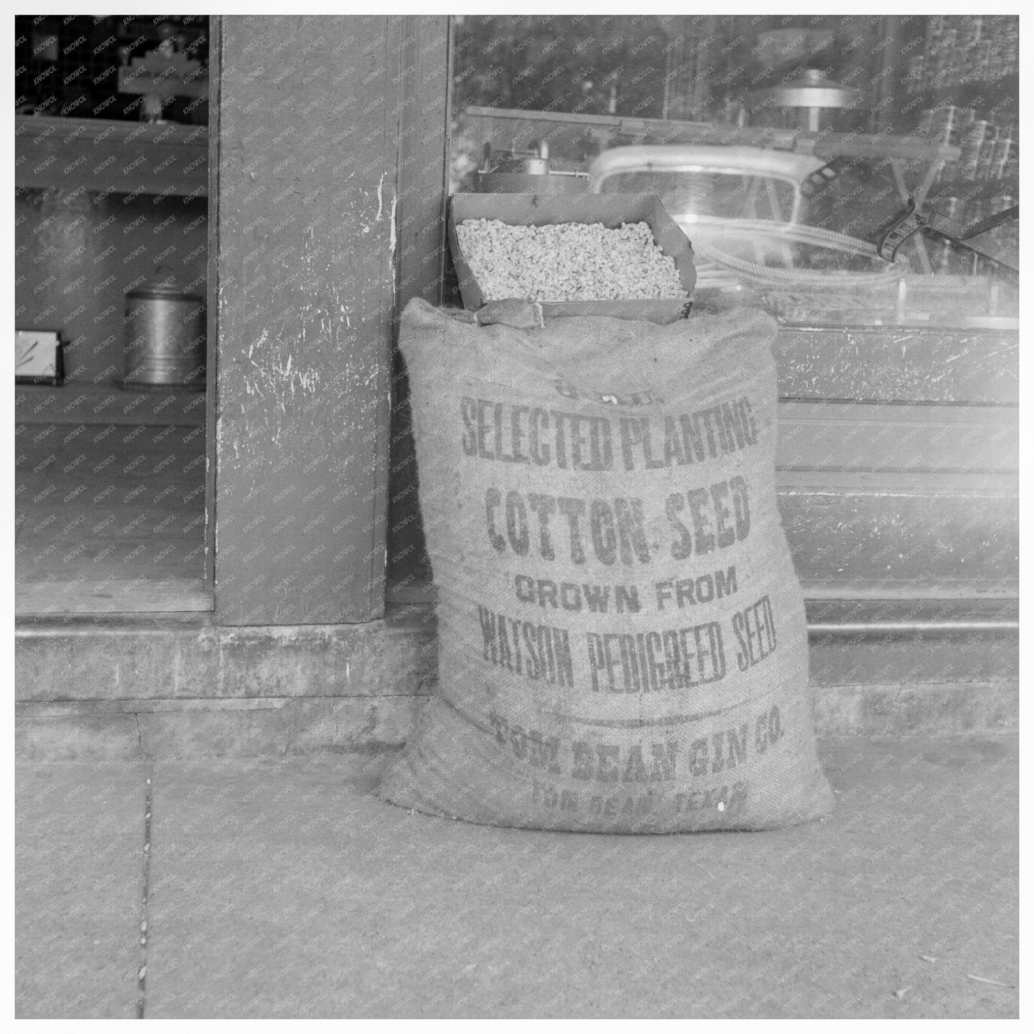 Vintage 1937 Texas General Store in Cotton Town - Available at KNOWOL