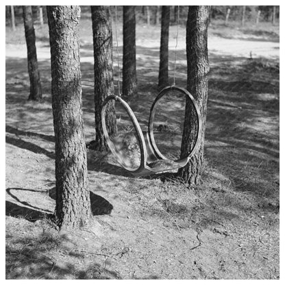 Vintage 1937 Tire Swing in Gibbs City Michigan - Available at KNOWOL