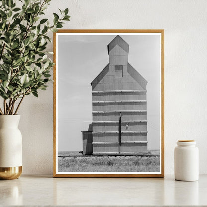 Vintage 1938 Grain Elevator in Everett Texas Panhandle - Available at KNOWOL