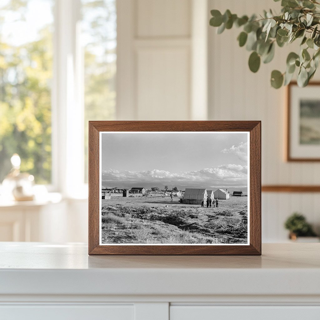Vintage 1938 Photo of Families in Temporary Housing California - Available at KNOWOL