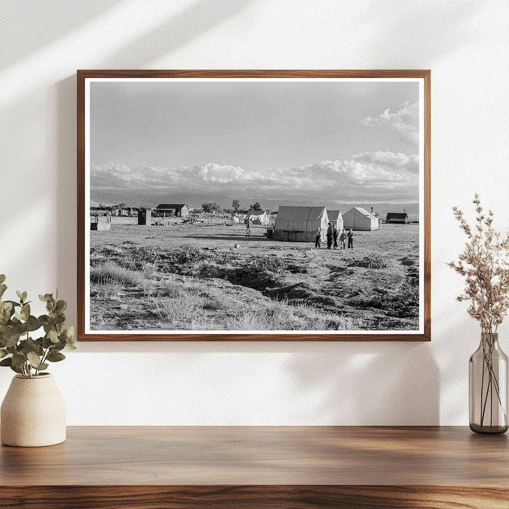 Vintage 1938 Photo of Families in Temporary Housing California - Available at KNOWOL