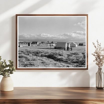Vintage 1938 Photo of Families in Temporary Housing California - Available at KNOWOL