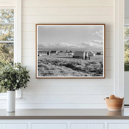 Vintage 1938 Photo of Families in Temporary Housing California - Available at KNOWOL