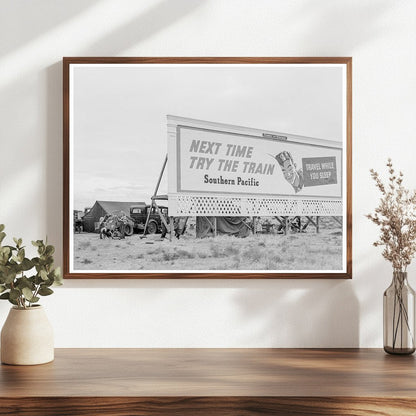 Vintage 1938 Photo of Migrant Families Camping in California - Available at KNOWOL