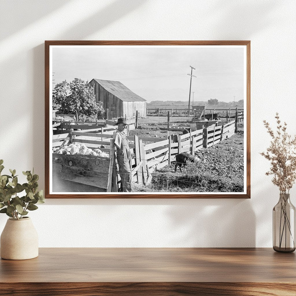 Vintage 1938 Photo of Rural Life in Tulare County California - Available at KNOWOL