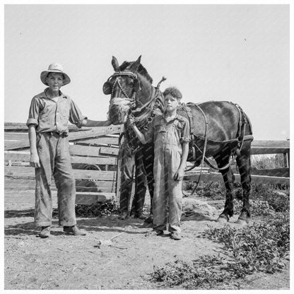 Vintage 1939 Farm Assistance on Myers Farm Yakima County - Available at KNOWOL