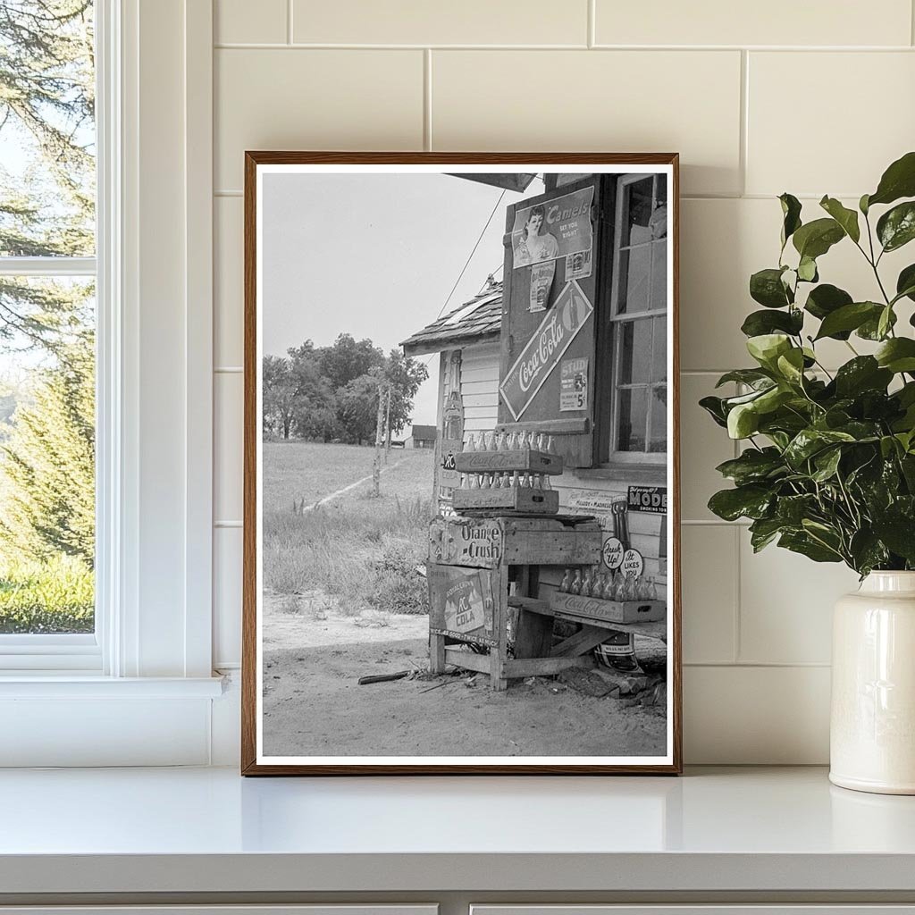 Vintage 1939 Granville County Filling Station Image - Available at KNOWOL