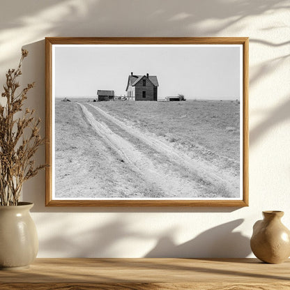 Vintage 1939 Photograph of Abandoned Farmhouse in Washington - Available at KNOWOL