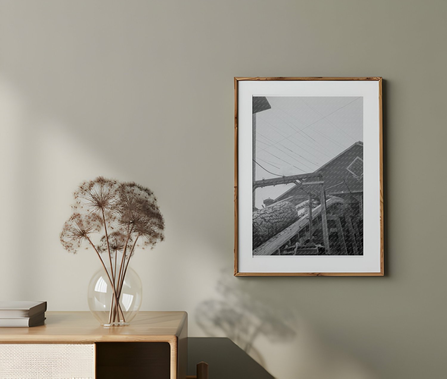 Vintage 1939 Photograph of Log Chute at Pelican Bay Lumber Company Oregon - Available at KNOWOL
