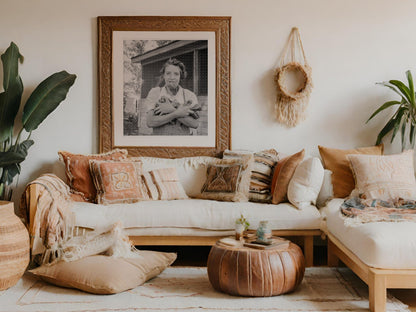 Vintage 1939 Photograph of Woman in Yakima Valley Home - Available at KNOWOL