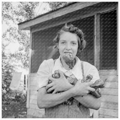 Vintage 1939 Photograph of Woman in Yakima Valley Home - Available at KNOWOL