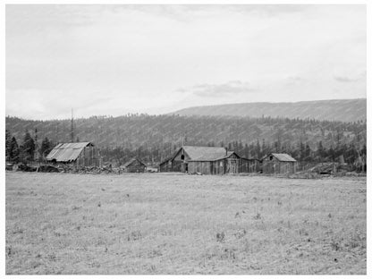 Vintage 1939 Stump Ranch in Boundary County Idaho - Available at KNOWOL