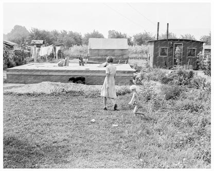 Vintage 1939 Yakima Shacktown Housing Photograph - Available at KNOWOL