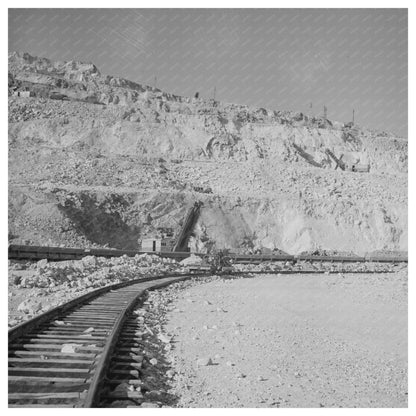 Vintage 1940s Copper Ore Loading in Morenci Arizona - Available at KNOWOL